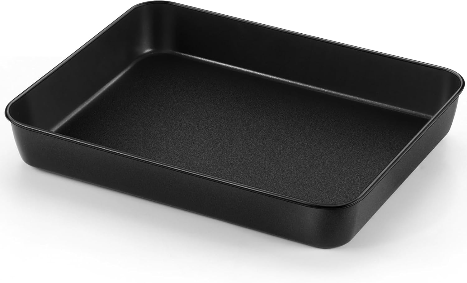 image:imageTeamFar Lasagna Pan 123 x 975 x 2 Stainless Steel Rectangular Cake Brownie Casserole Pan For Roasting Baking Healthy amp Heavy Duty Brushed Surface amp Deep Side Dishwasher SafeBlack