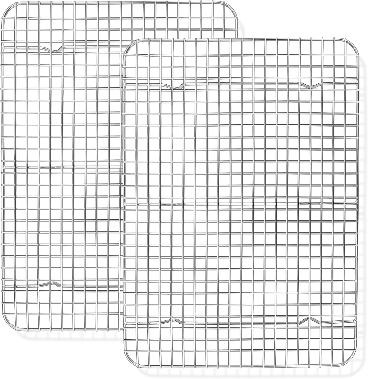 image:imageTeamFar Mini Cooling Rack Set of 2 Stainless Steel 875 x 625 Toaster Oven Grid Rack for Baking Roasting Broiling Grilling Bakeable Rack for Cookies NonToxic amp Heavy Duty Dishwasher Safe2