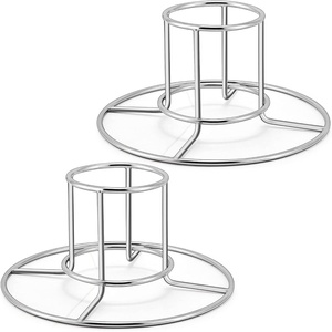 image:imageTeamFar Beer Can Chicken Holder 2 Pack Stainless Steel Chicken Rack Stand Beer Butt Chicken Stand for Grilling Smoking Roasting Sturdy amp Portable Dishwasher Safe amp Easy Clean2