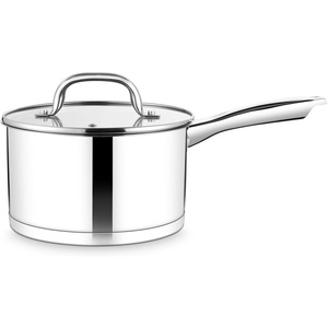 image:imageTeamFar Saucepan 3 qt Stainless Steel Sauce Milk Pan amp Lid with Triply Bottom HomeKitchen Induction Pot for CookingBoilingWarmingStewing Healthy amp Heavy Duty Dishwasher Safe3 Quarts