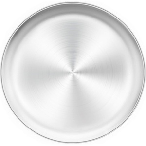image:imageTeamFar Pizza Pan 134 inch Stainless Steel Pizza Pan Set Large Pizza Oven Pans Tray for Baking Serving Healthy amp Heavy Duty Oven amp Dishwasher Safe  2 Piece1