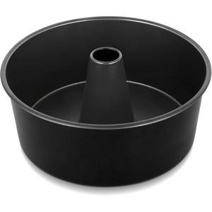 image:imageTeamFar 10inch Angel Food Cake Pan Stainless Steel Cake Pan with Tube Healthy amp Nontoxic Sturdy amp OnePiece Mirror Finish amp Dishwasher SafeBlack