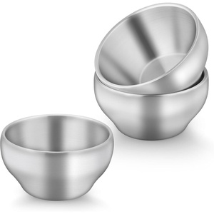 image:imageTeamFar Stainless Steel Bowls for Kids 12oz Metal Baby Toddler Bowls Set of 6 DoubleWall Insulated Kids Bowl for CerealSnacksSoups Non Toxic Dishwasher Safe3