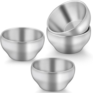 image:imageTeamFar Stainless Steel Bowls for Kids 12oz Metal Baby Toddler Bowls Set of 6 DoubleWall Insulated Kids Bowl for CerealSnacksSoups Non Toxic Dishwasher Safe4